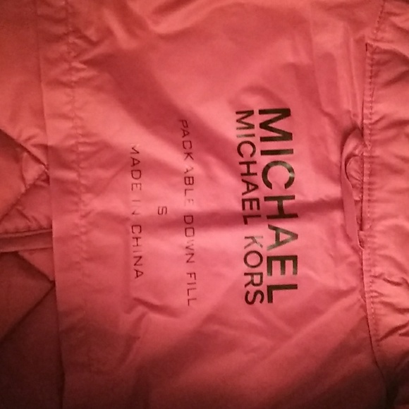 Michael Kors red  nilon jacket - Picture 4 of 4